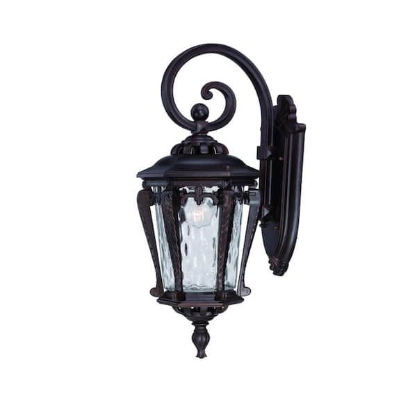 23 in. Bronze Outdoor Hardwired Sconce with No Bulbs Included