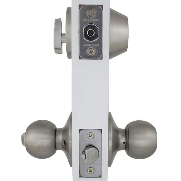 Defiant - Saturn Stainless Steel Combo Pack with Single Cylinder Deadbolt