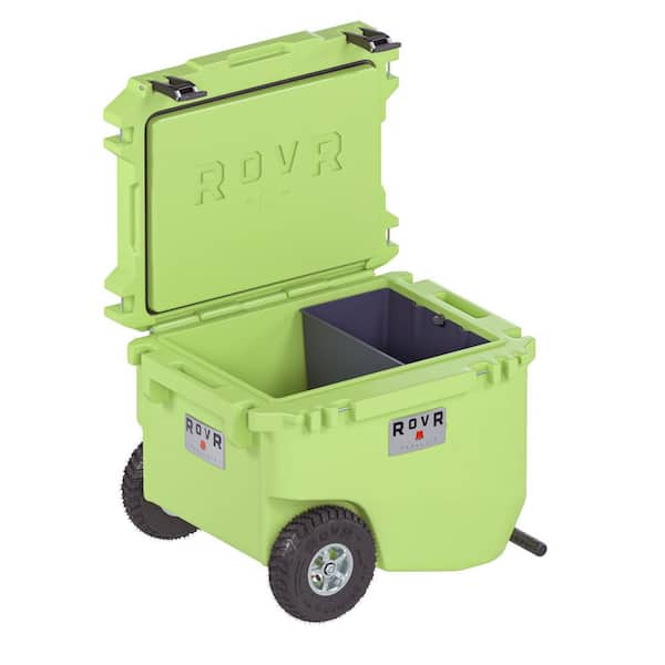RollR 60 qt. Wheeled Hard Cooler with Tow Handle (MATCHA)