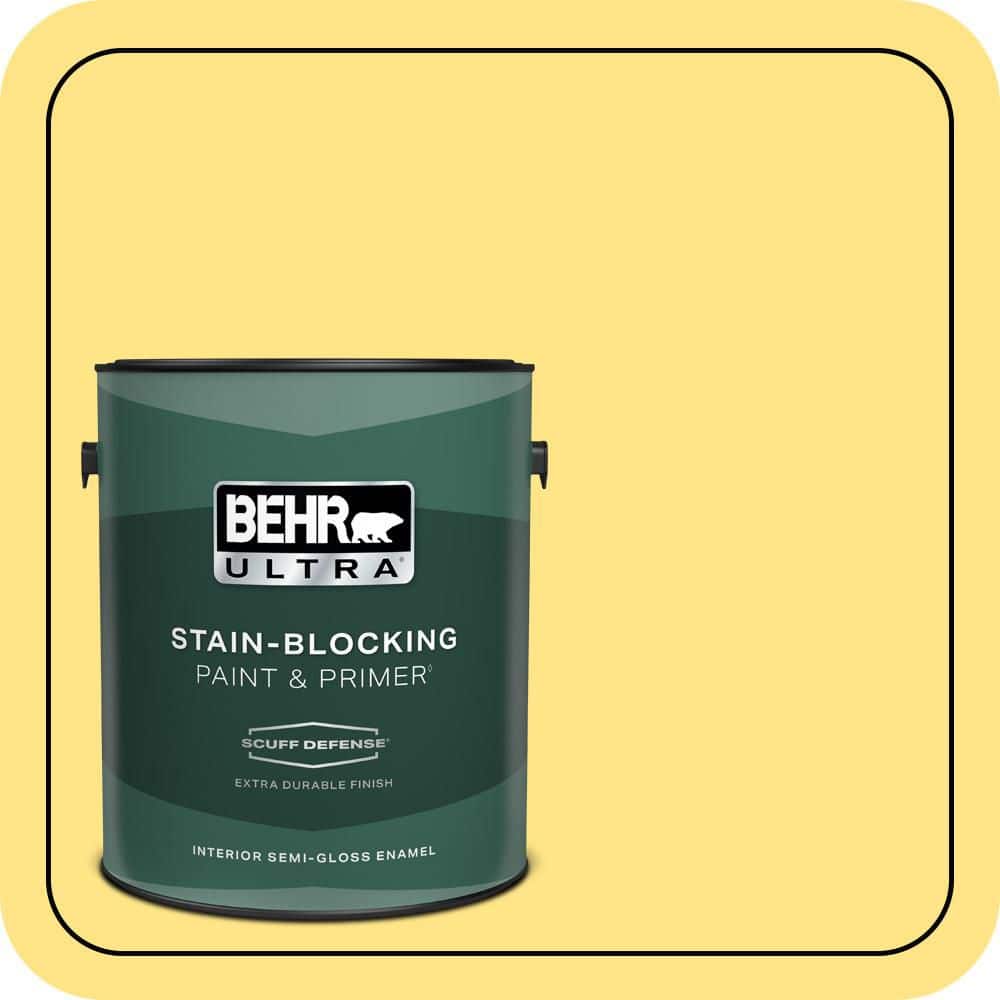 1 gal. #P300-5 Upbeat Extra Durable Semi-Gloss Enamel Interior Paint & Primer price history on PriceWatchPro