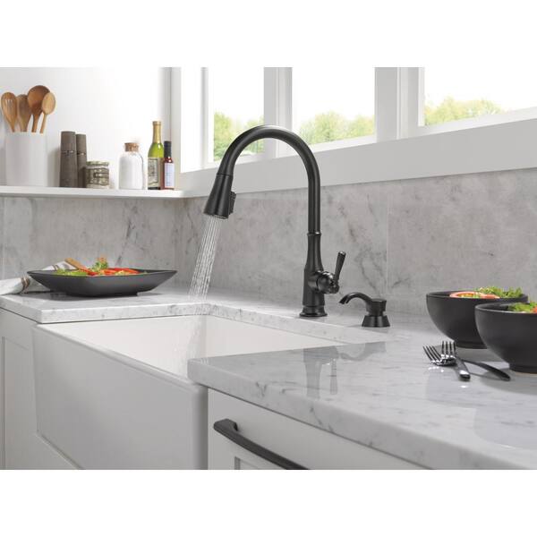 Delta Lenta Touch SingleHandle PullDown Sprayer Kitchen