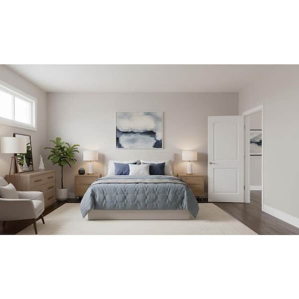 eightdoors 30 in. X 80 in. X 1-3/8 in. White Primed 2-Raised Panel