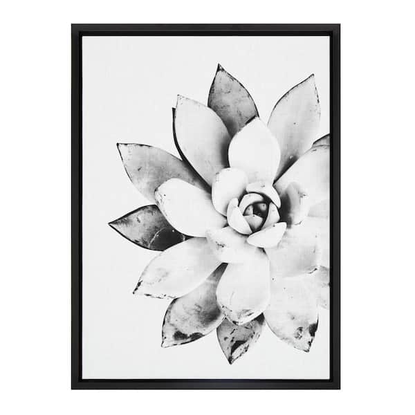 Kate and Laurel Sylvie "Modern Succulent" by Tai Prints Framed Canvas Wall Art
