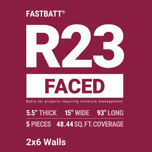 Owens Corning R-13 Kraft Faced Fiberglass Insulation Batt 15 in. x 93 in.  BF10 - The Home Depot