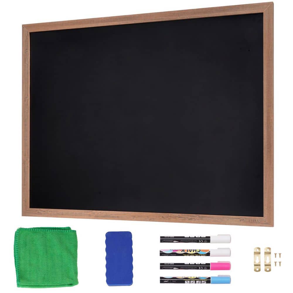 Magnetic Chalk Board, Hanging Message Signs with Chalks and Eraser, Chalkboard Sign, Rustic Brown Framed, 25 Upgrade price history on PriceWatchPro