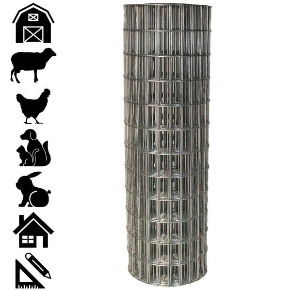 Acorn International 4 ft. x 100 ft. 16-Guage Galvanized Welded Wire