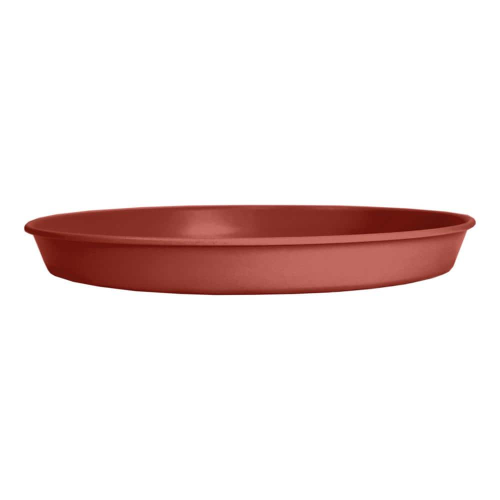 Vigoro 16 in. Dia. Antonella Clay Plastic Plant Saucer PCS16005E22 The Home Depot