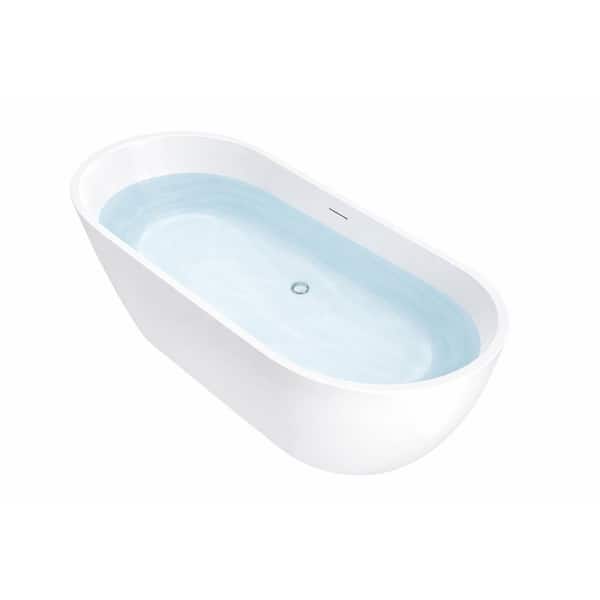 199kg_♡ ANZZI Mone 67 in. L x 29 in. W Acrylic Glossy Flat bottom Soaking