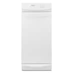 15 in. Convertible Trash Compactor in White