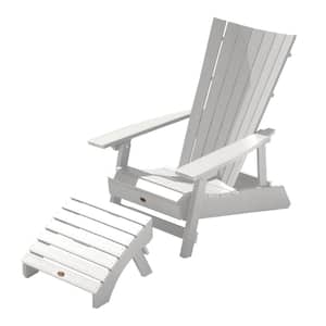Manhattan Beach White 2-Piece Recycled Plastic Outdoor Seating Set