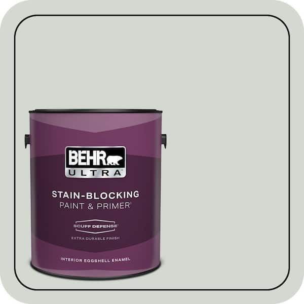 BEHR ULTRA 1 gal. #N410-2 Brook Green Extra Durable Eggshell Enamel Interior Paint & Primer