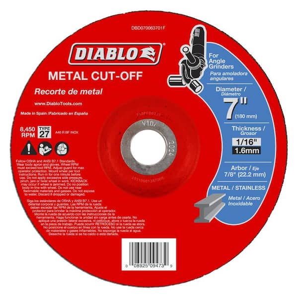 DIABLO 5 in. x 0.040 in. x 7/8 in. Thin Kerf Metal Cut-Off Disc