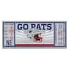 : FANMATS 23128 New England Patriots Ticket Design Runner Rug -  30in. x 72in. | Sports Fan Area Rug, Home Decor Rug and Tailgating Mat :