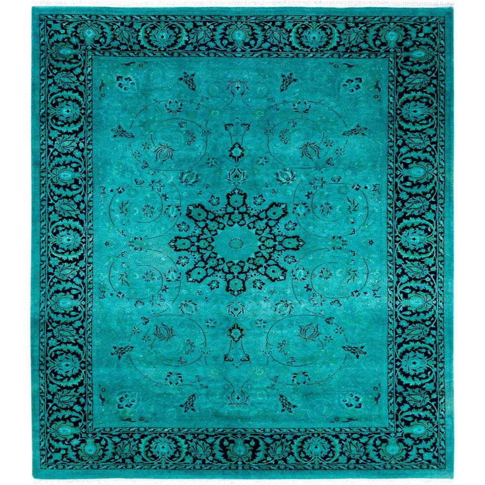 Fine Vibrance Green 6 X 9 Hand-Knotted Wool Indoor Area Rug price history on PriceWatchPro