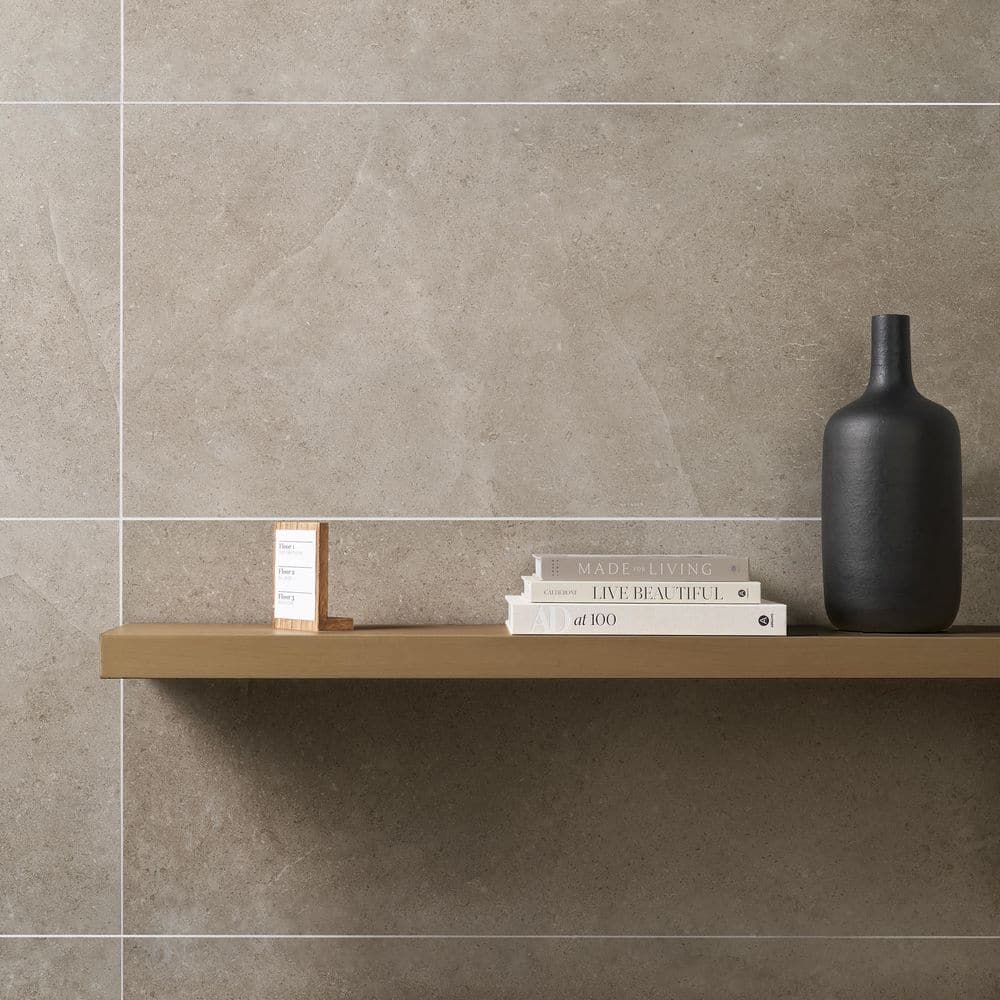 Large Format Brown Matte Porcelain Floor and Wall Tile
