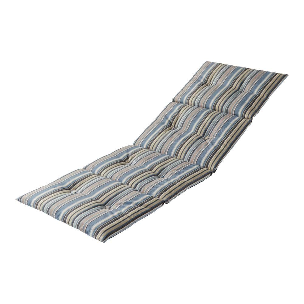 25 in. W x 72 in. H Outdoor Chaise Lounge Pad in Beach Stripe price history on PriceWatchPro