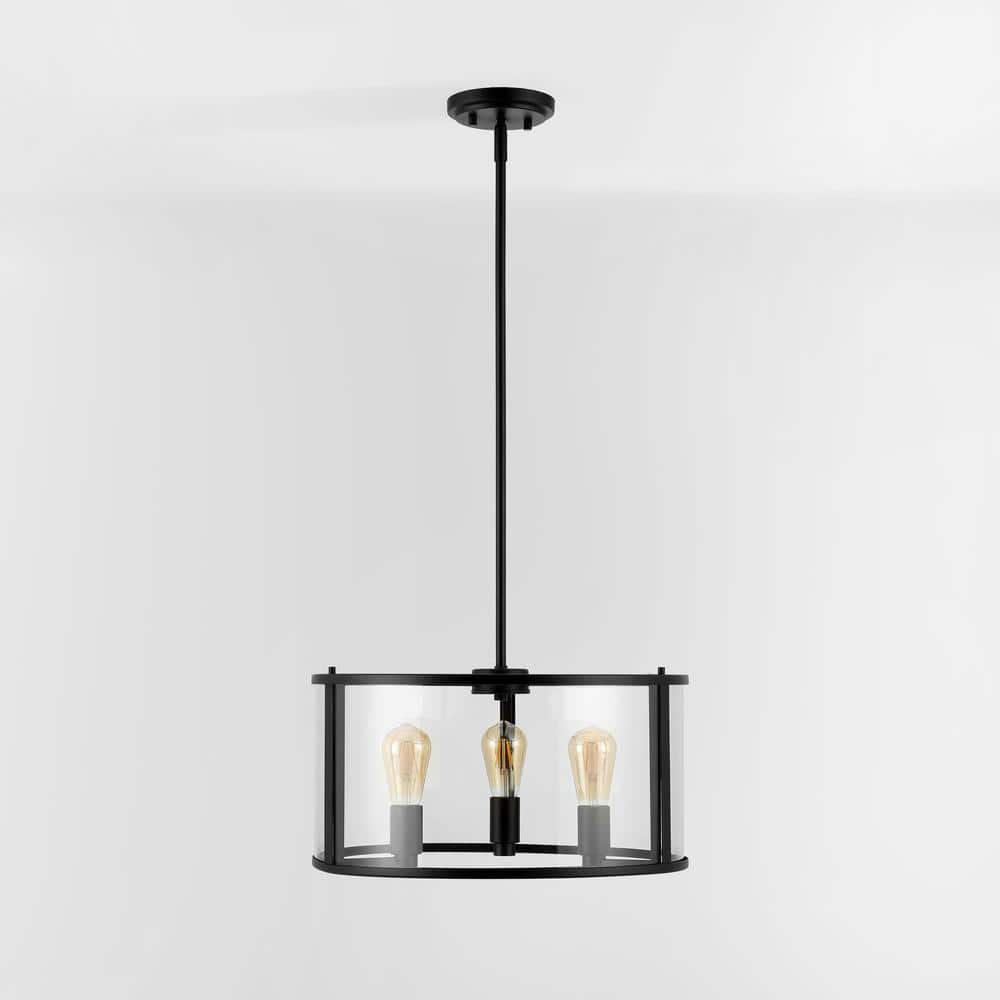 Elegant Minimalist 30" Bronze Globe Pendant with LED Glass Shade