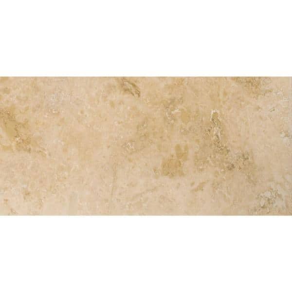 Emser Travertine Pebble 10-Pack Silver Natural Stone Travertine Border Tile (12-in x 12-in)