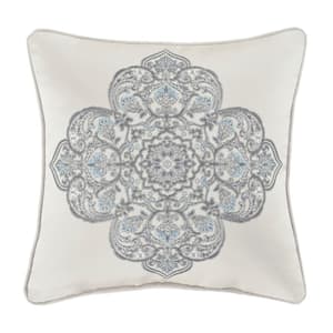 Avelina Polyester 18 in. Square Decorative Throw Pillow 18 x 18 in.