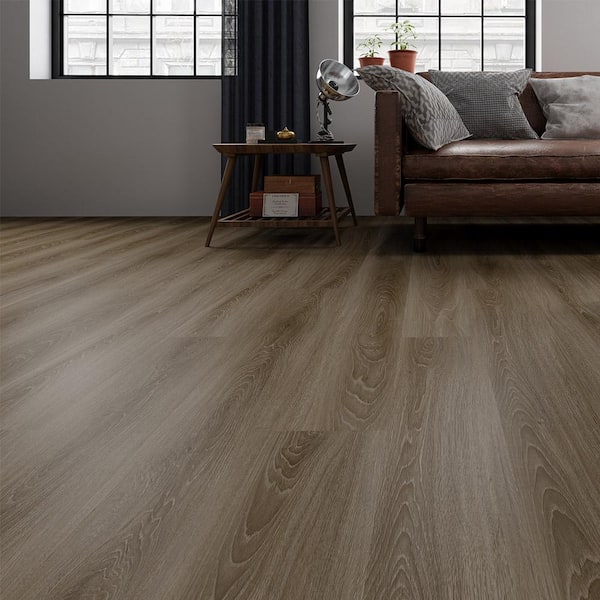 Calming Euphrates 12 mil x 7 in. W x 48. in L Glue Down Waterproof Luxury Vinyl Plank Flooring 46.69 sq. ft./case