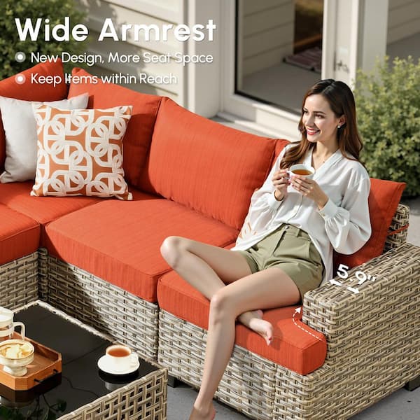 Sectional Sofa Oc Orange Casual Patio Furniture Oc Orange Casual