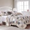 Oxford 3-Piece Multicolored Full/Queen Quilt Set GL-1304EMSQ - The Home ...