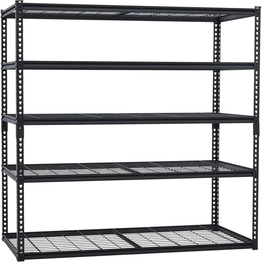 "48"" x 24"" x 72"" Heavy Duty Shelving 2000 lbs Capacity, 5-Tier Garage Storage Shelves" price history on PriceWatchPro