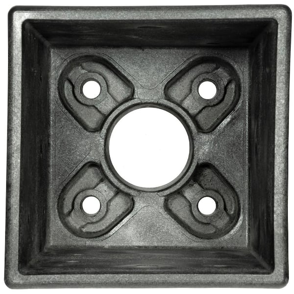 SADDAR Eco Bases for Fastening into Concrete or Desk Floor Excellent Type for Square Posts