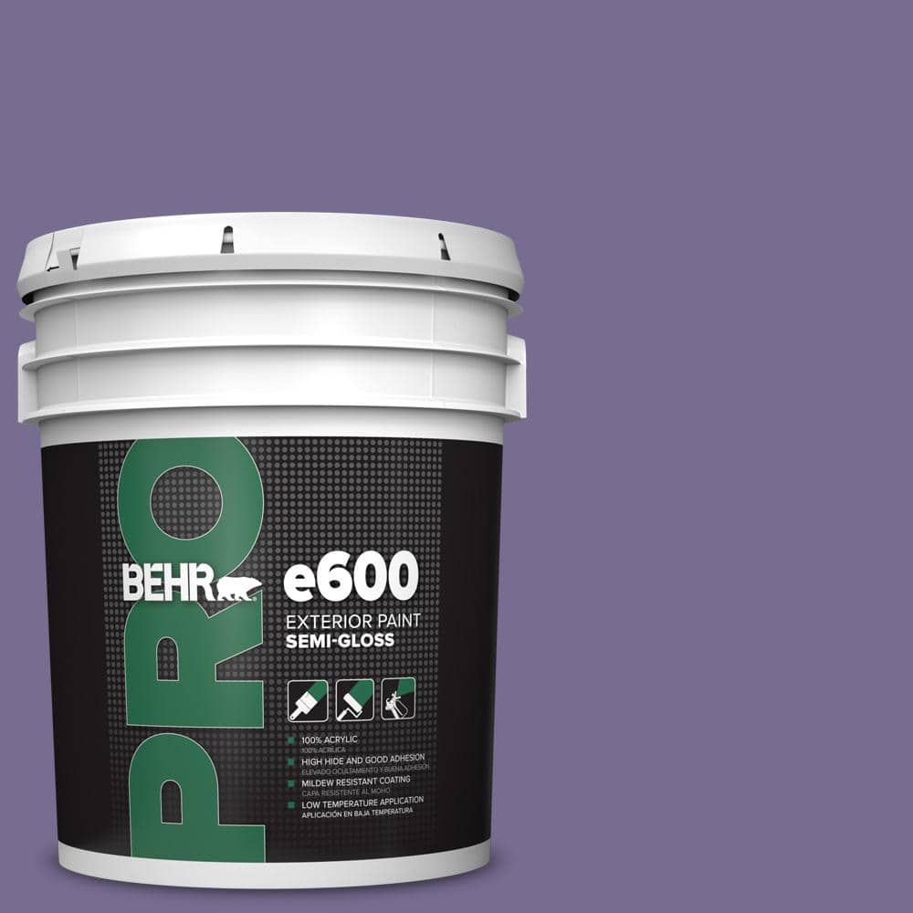 5 gal. #650D-6 Purple Silhouette Semi-Gloss Exterior Paint price history on PriceWatchPro