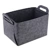 Set of 3 Felt Storage Baskets with Handles (S, M & L) – Bins & Things