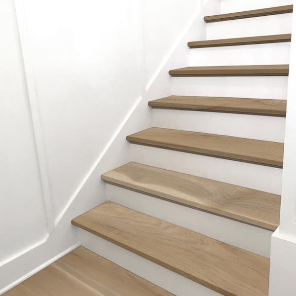 Balsam Blonde 5/4 in. T x 12 in. W x 47.25 in. L Luxury Vinyl Stair Tread Molding (2-pieces/case)
