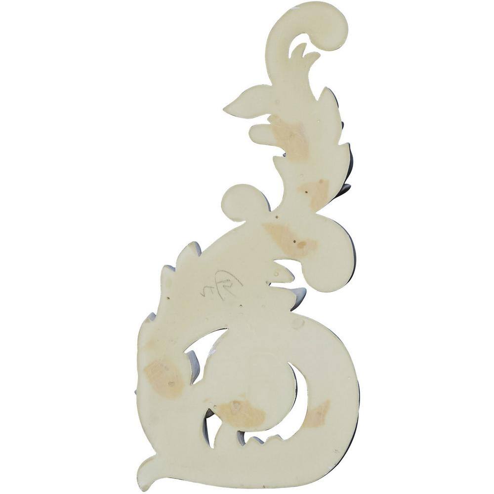 Primed White Polyurethane Right Applique Onlay