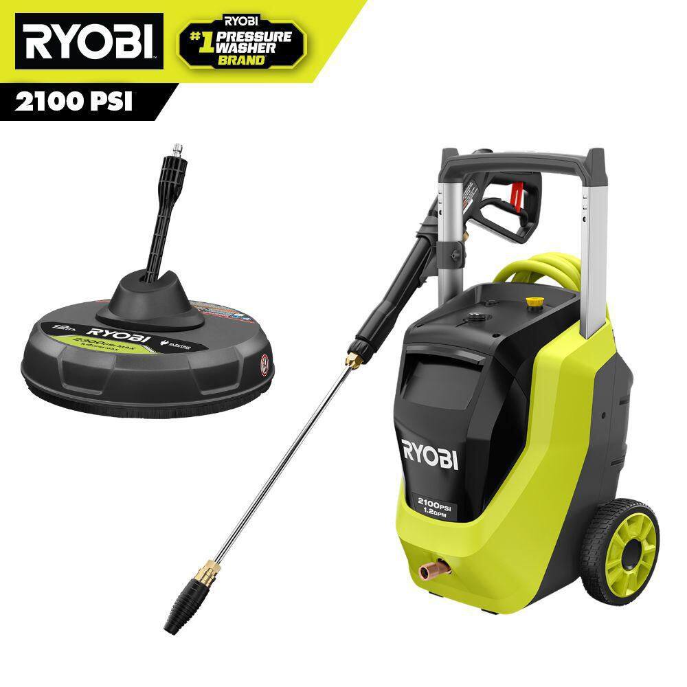 2100 PSI 1.2 GPM Cold Water Electric Pressure Washer with Surface Cleaner price history on PriceWatchPro