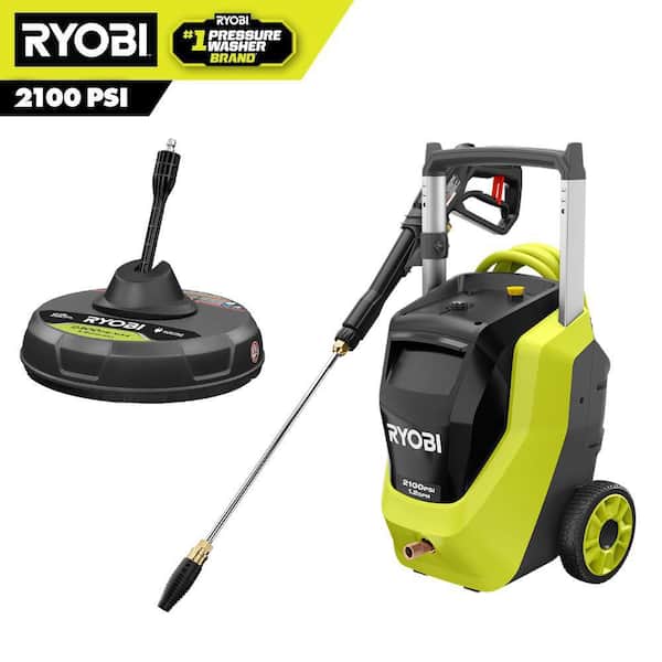 2100 PSI 1.2 GPM Cold Water Electric Pressure Washer with Surface Cleaner