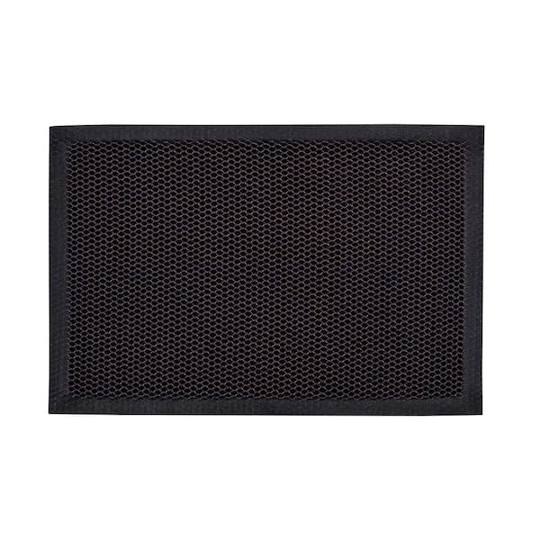 Doortex Meshmat Entrance Mat, Metallic Blue / Orange-16 in. x 24 in.