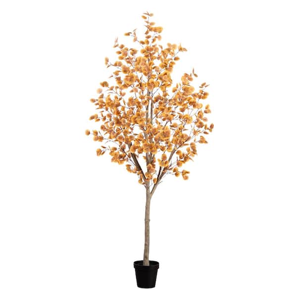 Nearly Natural 8 ft. Artificial Eucalyptus Tree
