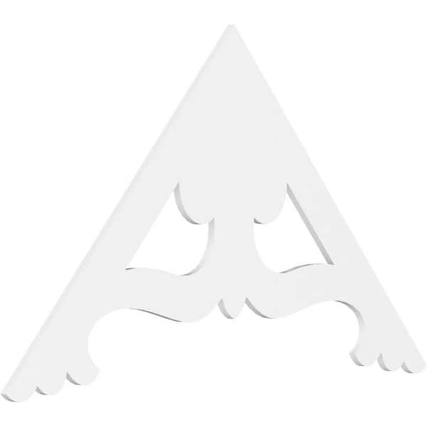 Ekena Millwork Cornelia 1 in. D x 42 in. W x 72 in. L Signature Urethane Gable Pediment