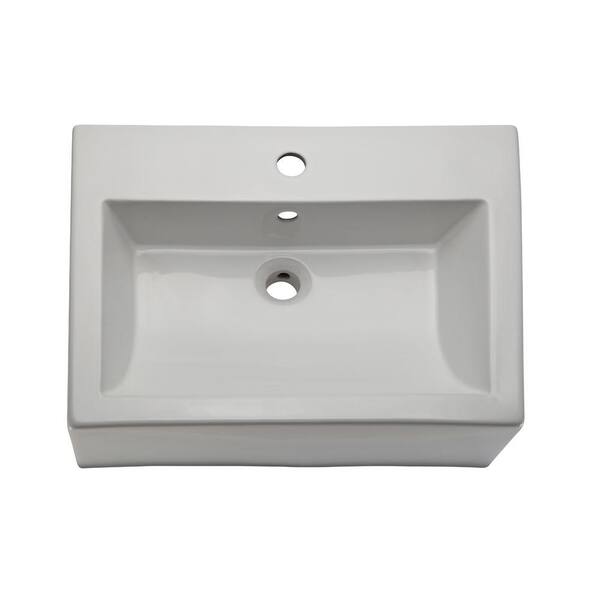 DECOLAV Classically Redefined Vessel Sink in White