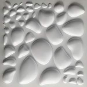 Art3d Decorative Diamond Shape 19.7 in. x 19.7 in. PVC Seamless 3D Wall  Panel in White 12-Panels A10hd051WTP12 - The Home Depot