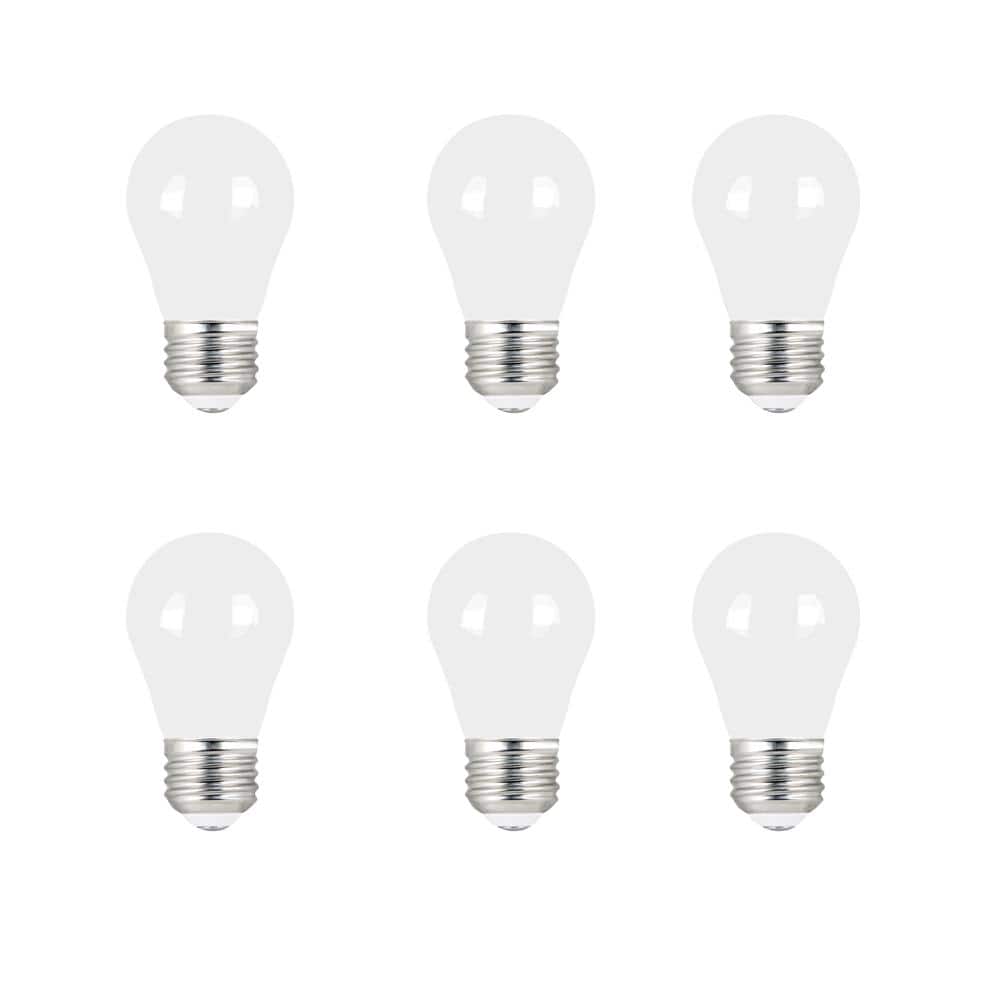 LED Light Bulbs Medium Base 40 Watt Energy Saver Uses Approx 5 Watts Lot of 4 
