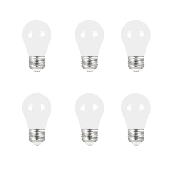 Soft White A15 E26 Base Refrigerator LED Light Bulb 2700K Feit 40-Watt Eq 