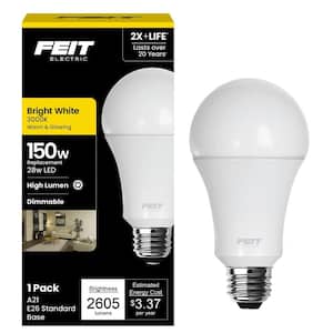 Feit Electric 200-Watt Equivalent A21 Non-Dimmable High Brightness