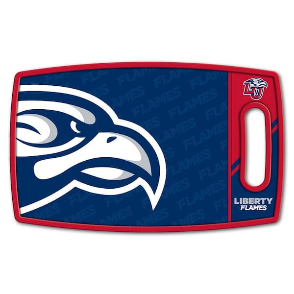 YouTheFan NCAA Liberty Flames Logo Series Cutting Board 9in x 0.5in- Rectangle- Manufactured Wood and polypropylene