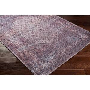 Kiera Old Lavender 8 ft. x 10 ft. Traditional Indoor Area Rug
