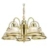 Design House Millbridge 5-Light Polished Brass Chandelier 500546 - The ...