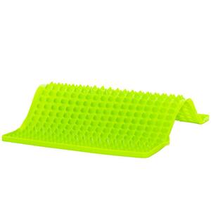 Reusable 16 in. Non-Stick Green Baking Mat with Pyramid Grooves