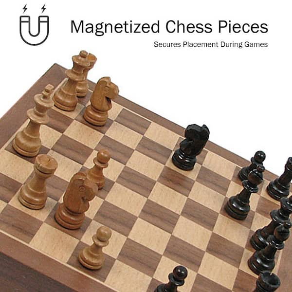 Umbra Wobble Chess Set Walnut 377601-656 - The Home Depot