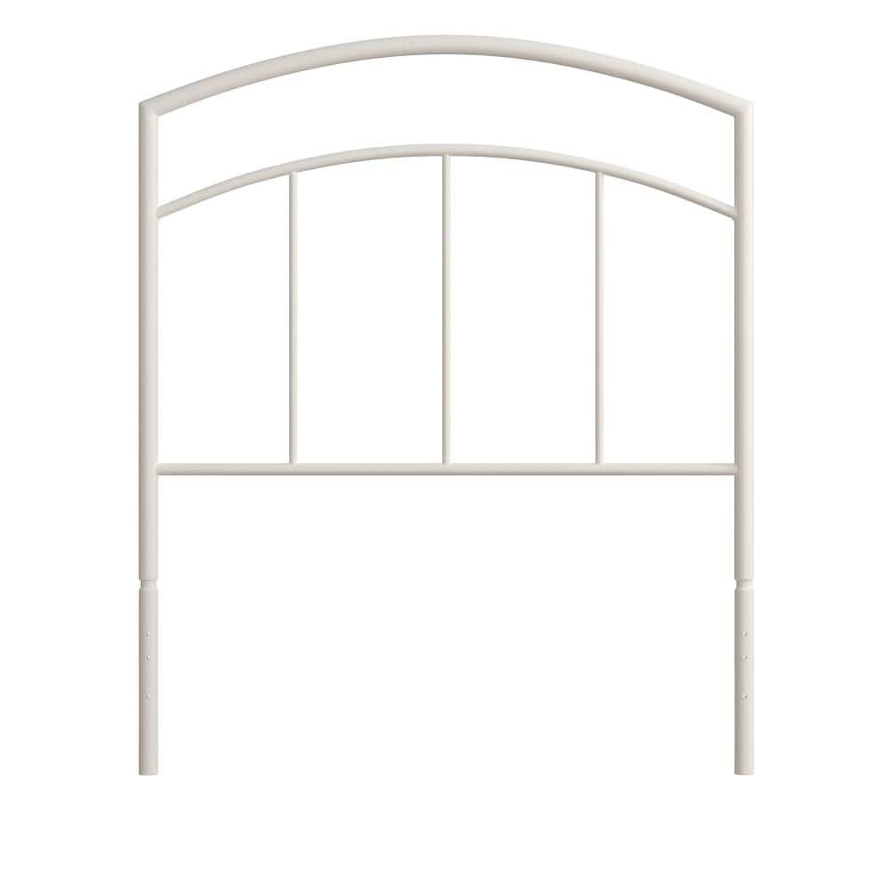 Hillsdale Furniture Julien Metal Twin Headboard  Textured White