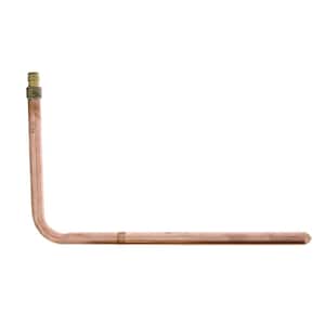 1/2 in. x 8 in. x 13 in. Cold Expansion PEX (F1960) Copper Stub Out 90° Elbow without Mounting Flange