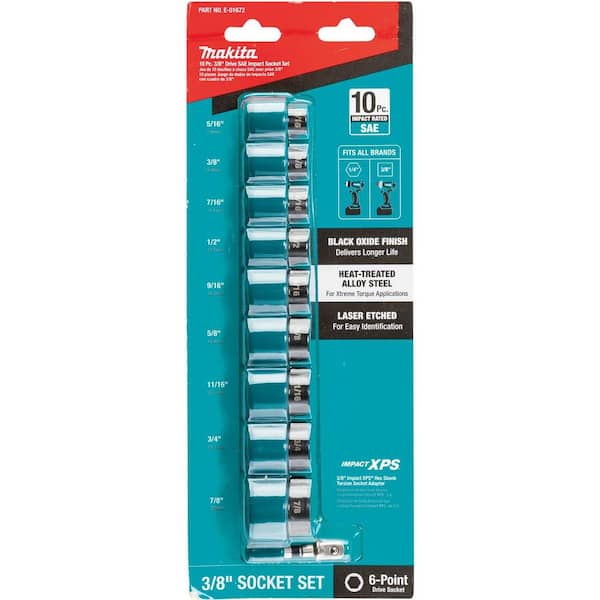IMPACT XPS Socket Set SAE with Standard SA (10-Piece) IMPACT XPS Socket Set SAE with Standard SA (10-Piece)
